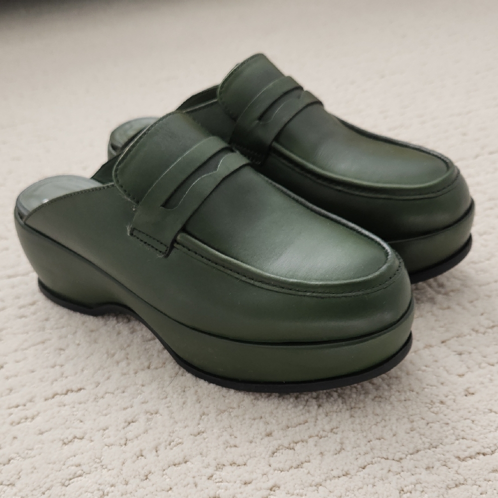 Free People Winston Platform Loafer Mules    Size 8